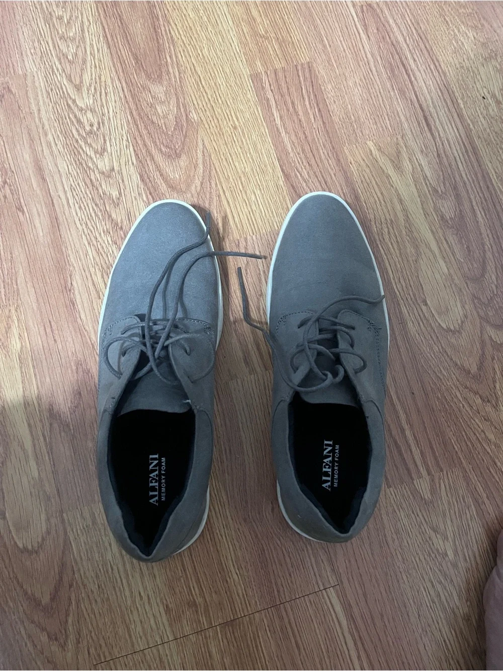 Alfani Gray Suede Chukka Sneakers
